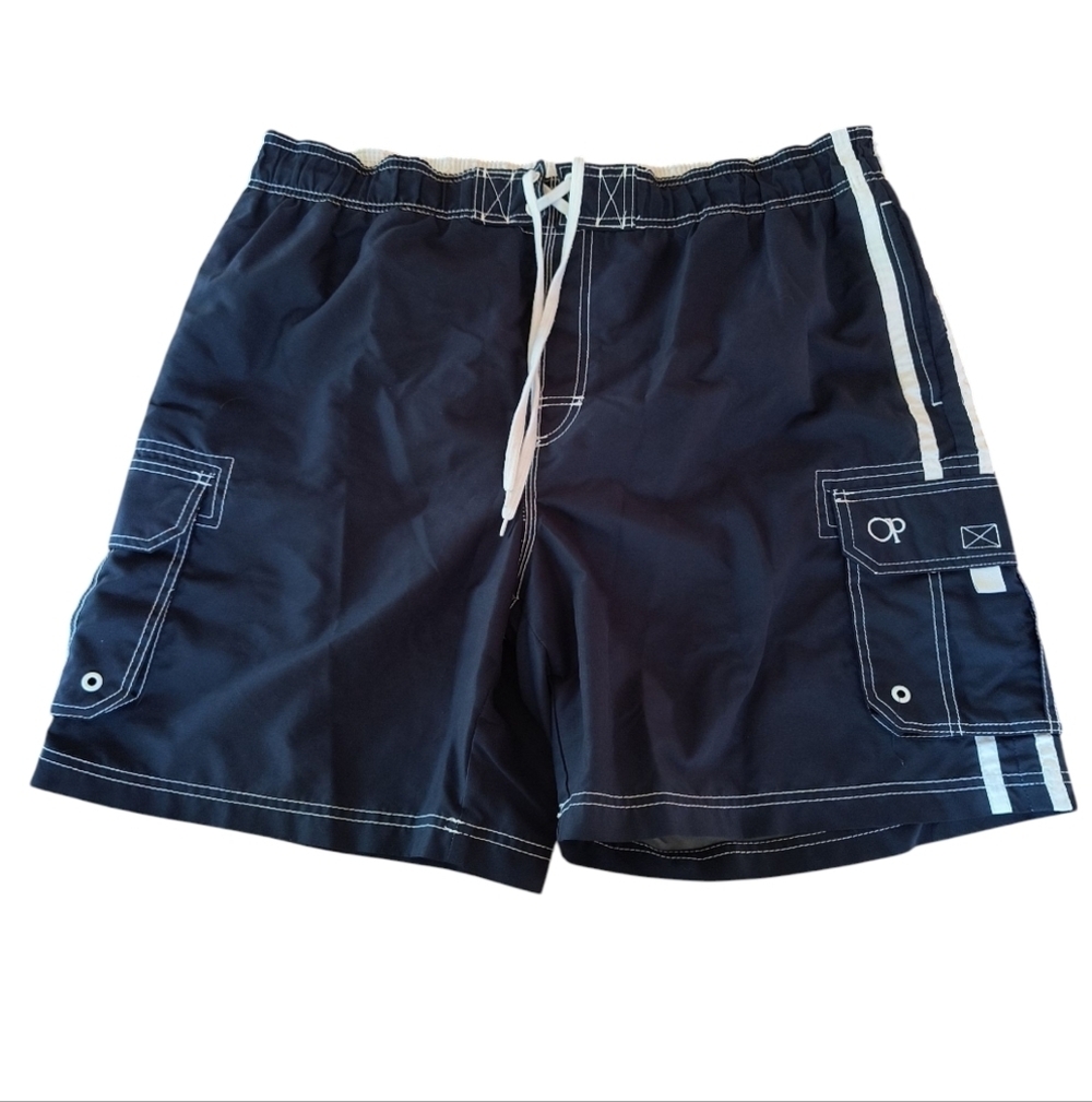 OP Blue Board Shorts Quick-Drying Swimwear Size M